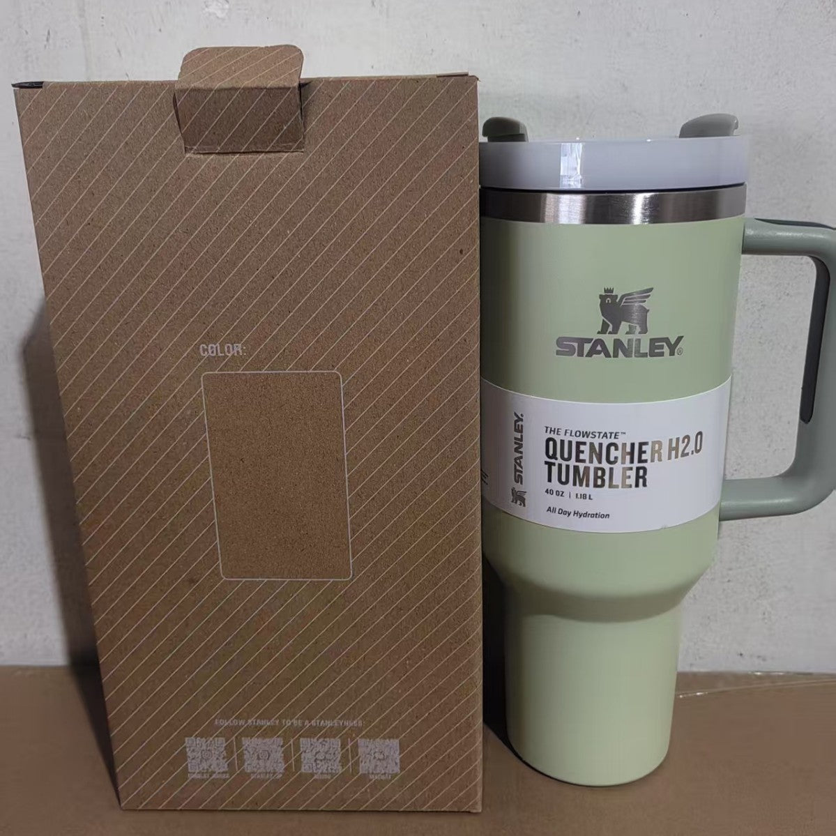 Stanley 40oz Stainless Steel Travel Quencher – Outdoor Car Mug