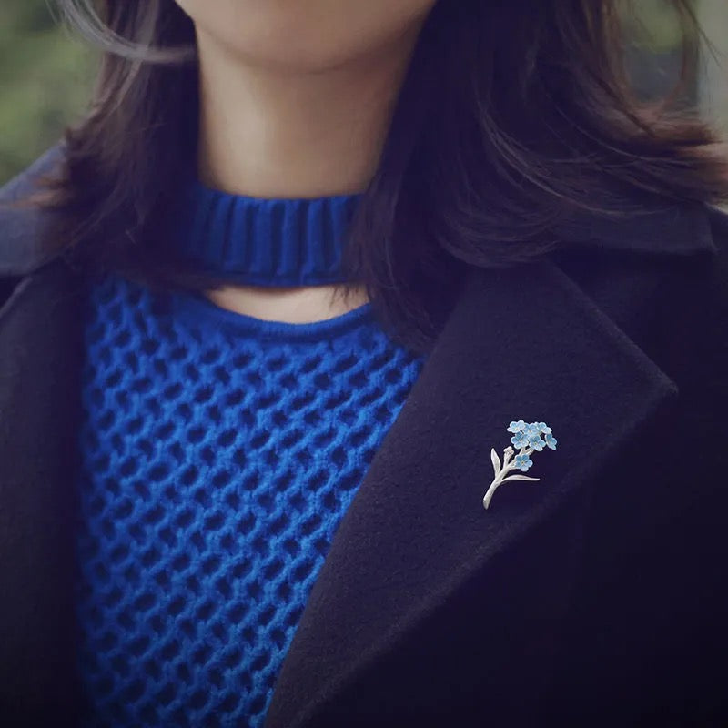 Original Handmade Enamel Brooch & Pendant – Unique Necklace Gift for Women