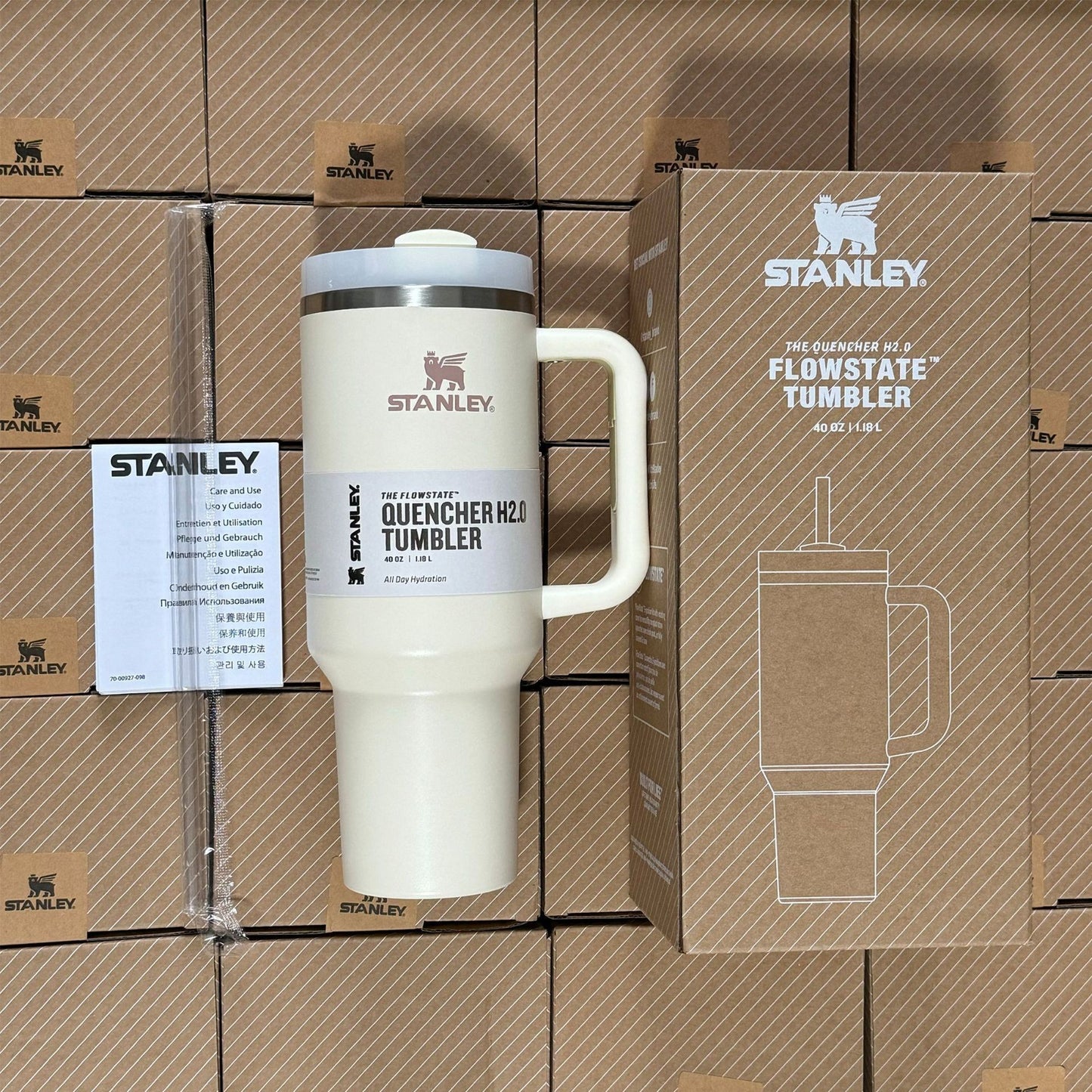 Stanley 40oz Stainless Steel Travel Quencher – Outdoor Car Mug