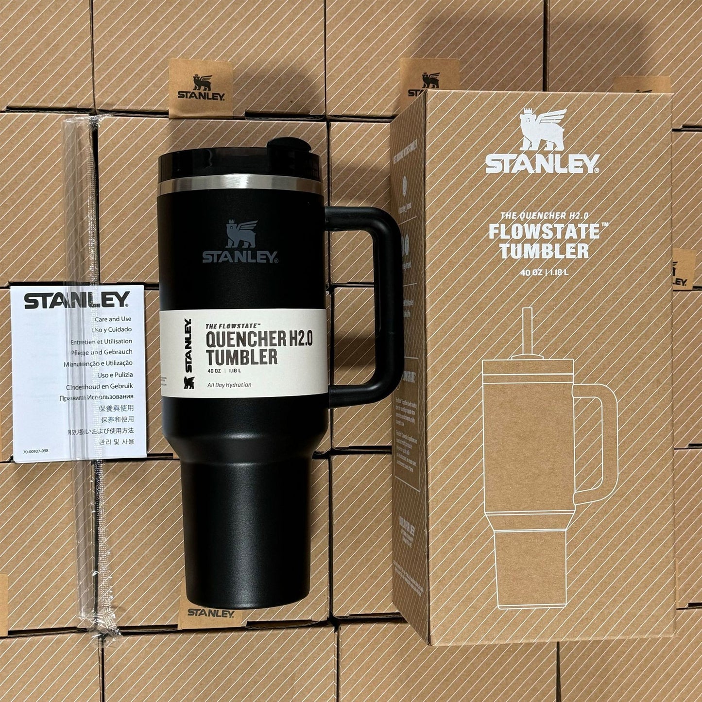 Stanley 40oz Stainless Steel Travel Quencher – Outdoor Car Mug