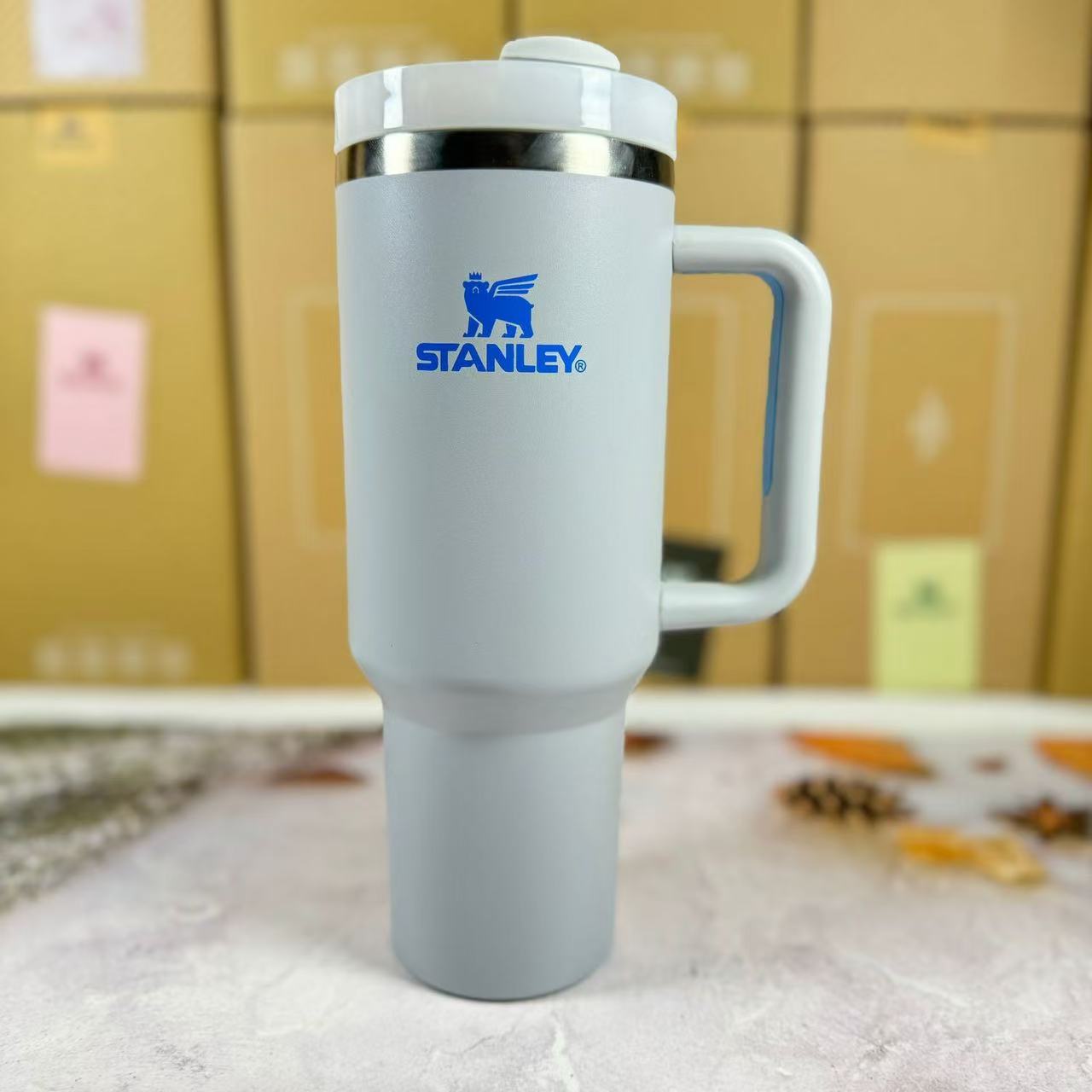 Stanley 40oz Stainless Steel Travel Quencher – Outdoor Car Mug