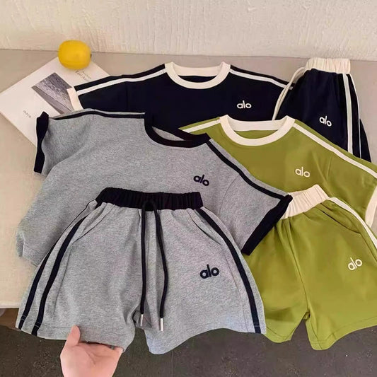 Kids Cotton T-Shirt & Shorts Set – Casual Outfit
