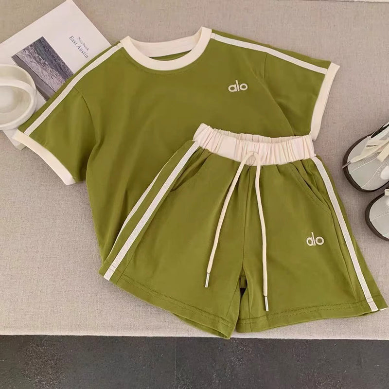 Kids Cotton T-Shirt & Shorts Set – Casual Outfit