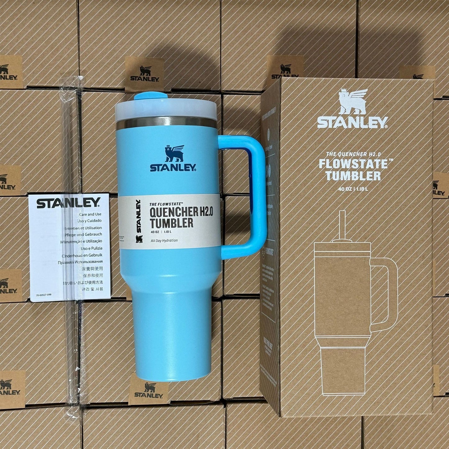 Stanley 40oz Stainless Steel Travel Quencher – Outdoor Car Mug