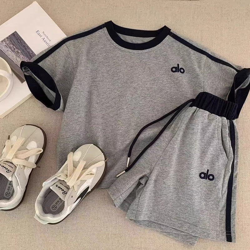 Kids Cotton T-Shirt & Shorts Set – Casual Outfit